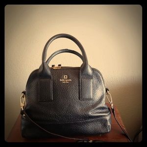 Kate Spade Black Leather Satchel
